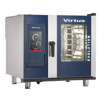 Elektro-Kombidämpfer mit Boiler und automatischem Reinigungssystem, 6x GN 1/1