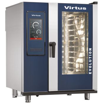 Elektro-Kombidämpfer mit Boiler und automatischem Reinigungssystem, 10x GN 1/1