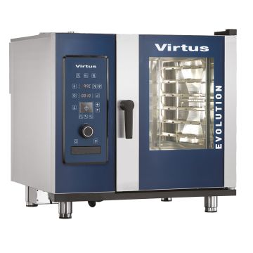 Elektro-Konvektionsofen mit Direkteinspritzung und automatischem Reinigungssystem, 6x GN 1/1