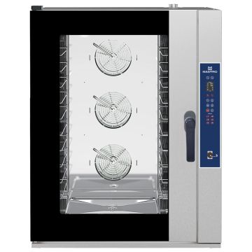 Elektro-Kombidämpfer mit Direkteinspritzung und automatischer Reinigung, 10x GN 1/1 oder 600x400 mm