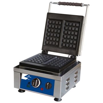 Waffeleisen mit 1 Platte Typ Bruxelles, feste Platten