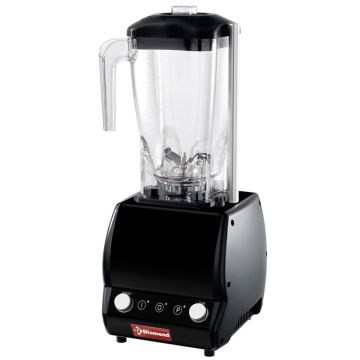 Professioneller Mixer, quadratisches Glas 2 Liter, mit Timer - Geschwindigkeitsregler (208x210x490mm)