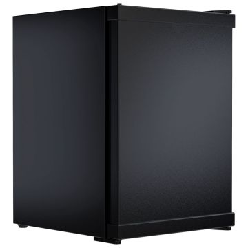 Minibar mit 2 Regalböden, schwarz, +4°/+14°C, 35 Liter