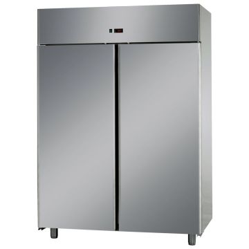 Tiefkühlschrank 1200 Liter aus Edelstahl, -18°/-22°C DOMSYSTEM