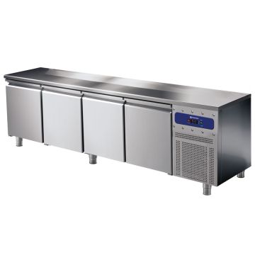 Kühltisch 600 mm 4 Türen 430x325 mm, -2°/+8°C