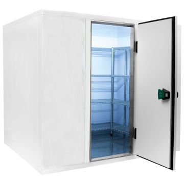 Kühl-/ Tiefkühzelle, Isolierung 120 mm, H=2200 mm, 1500x2700 mm
