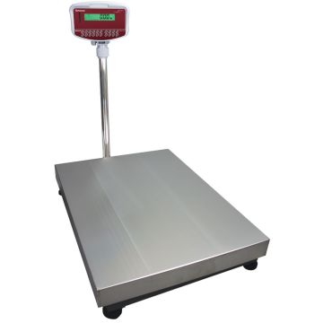 Elektronische Edelstahl-Wippe mit Säule, 300Kg x 20g (400x620x860mm)