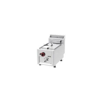 Gas deep fryer with drain tap 8 liters 33