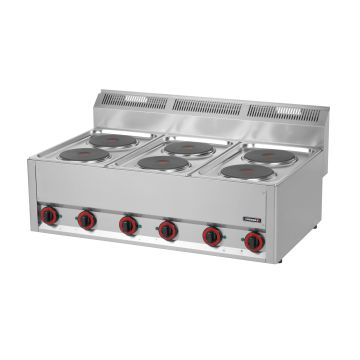 Electric table-top cooker 6 burners T 99