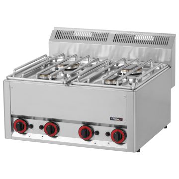 Gas table-top cooker 4 burners P 66