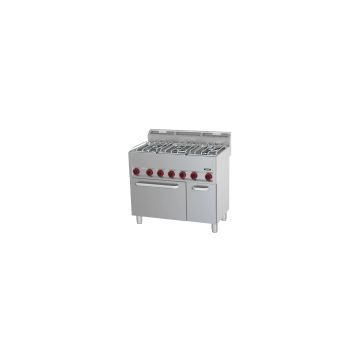 Gas cooker 5 burners with electric ventilated oven GN 1/1 P 99