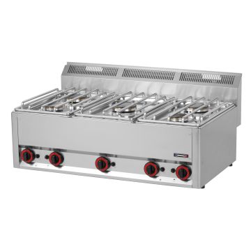 Gas table-top cooker 5 burners P 99