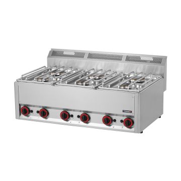 Gas table-top cooker 6 burners P 99