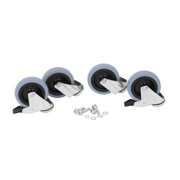 Set of 4 wheels for cabinet