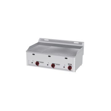Gas griddle plate Grooved Textured Chrome 99
