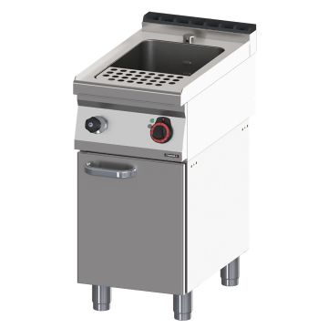 Pasta cooker 23 liters with open cabinet 40