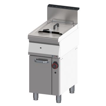 Gas deep fryer with drain tap 15 liters 40