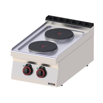 Electric table-top cooker 2 burners 40