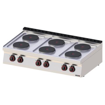 Electric table-top cooker 6 burners 120