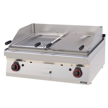 Lava stone grill double 80