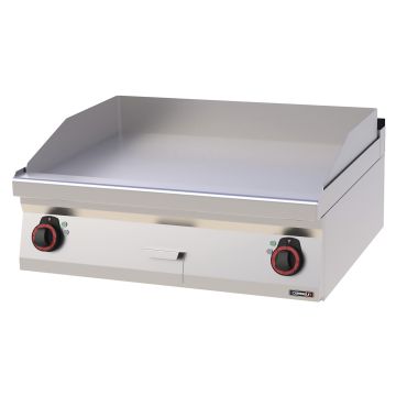 Griddle plate Smooth Chrome 80