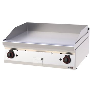 Gas griddle plate Smooth Chrome 80