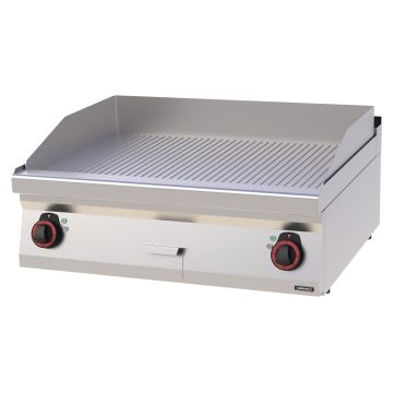 Griddle plate Grooved Cast iron 80