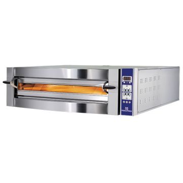 Elektro-Pizzaofen für 6 Pizzen ø 35 cm, digitale Bedienung