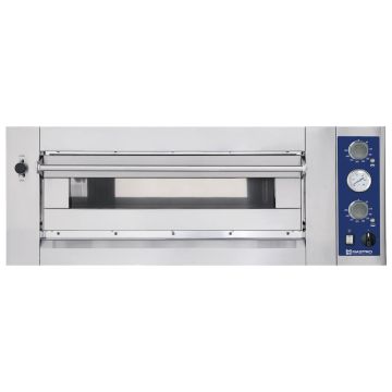 Elektro-Pizzaofen für 6 Pizzen ø 35 cm, mechanische Bedienung