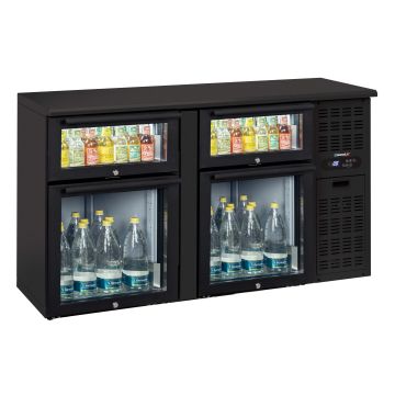 Back bar chiller 2 x 2 mixed glass drawers