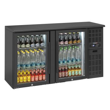 Back bar chiller 2 glass doors