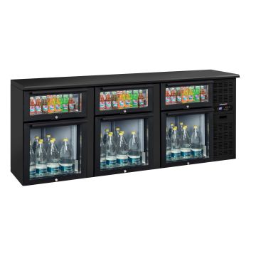 Back bar chiller 3 x 2 mixed glass drawers