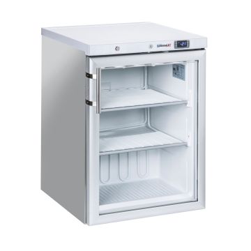 Upright glass door freezer 200 L