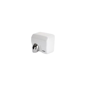 Hand dryer white with nozzle