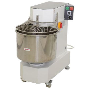 Spiralteigkneter 22,5 kg/35 Liter, 2 Geschwindigkeiten, mit Timer