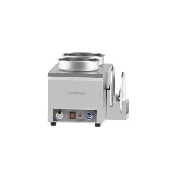Bain-marie water heated for sauce 2 x 7.5 L