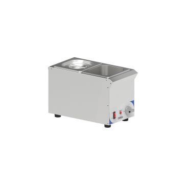 Bain-marie for sauce 2 x GN 1/6 - Compact