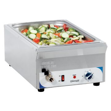Bain-marie with drain tap GN 1/1 - 100 mm