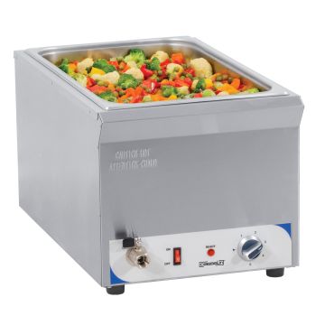 Bain-marie with drain tap GN 1/1 - 200 mm
