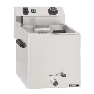 Electric pasta cooker with drain tap 1 basket