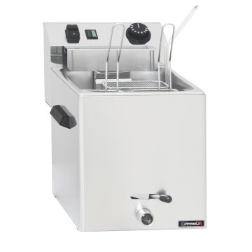 Electric pasta cooker with drain tap�3 baskets