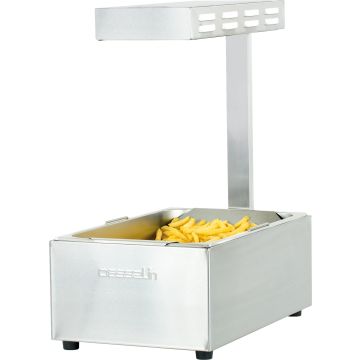 French fry warmer GN1/1 with infrared lamp