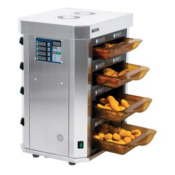 Storage and temperature holding cabinet vertical S - 4 containers