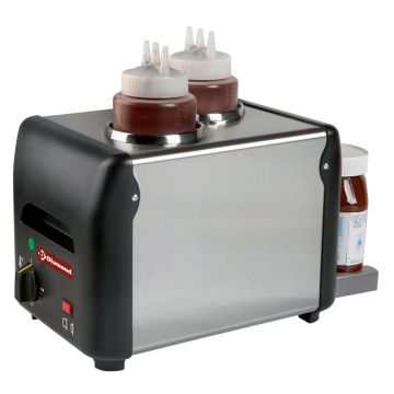Erhitzer für Aufstrich- , Flüssigschokolade, Honig, Saucen, Käse (2x 1 Lit) (310x210x230mm)