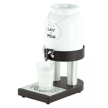 Porcelain cold milk dispenser 4 L