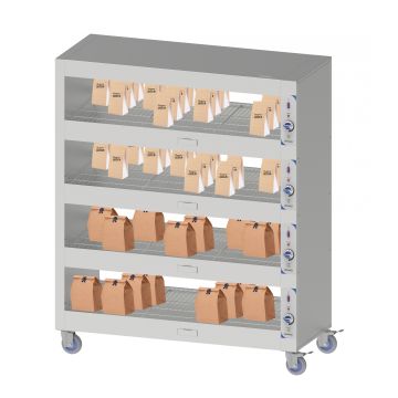 Mobile heated shelf 180