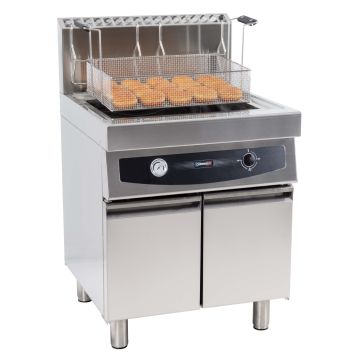 Gas pastry fryer with cabinet 35 liters
