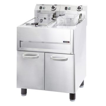 Electric freestanding fryer 2 x 13 liters