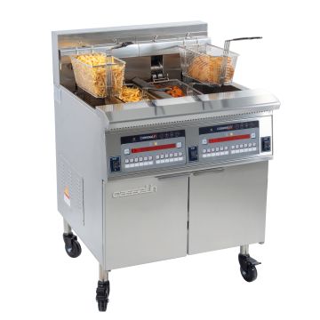Electric fryer with filtration 2 x 22 liters