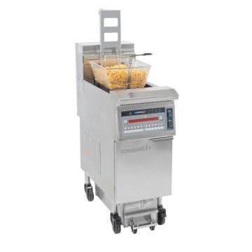 Electric fryer with automatic lift and filtration 22 liters